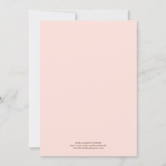  ELEGANCE  | CHRISTENINVITATIE KAART (Achterkant)