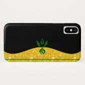 Elegance Classic in het zwart Case-Mate iPhone Case (Achterkant (horizontaal))