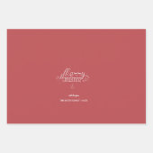 Elegance Custom Merry-kerstfeestdagen Inpakpapier Vel (Voorkant)