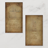 Elegance Dark Visitekaartje (Voorkant / Achterkant)