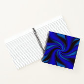 Elegance en bleu.... notitieboek (Binnen)