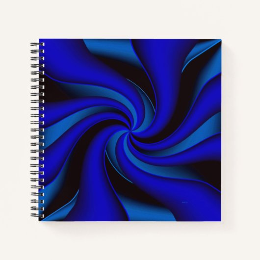 Elegance en bleu.... notitieboek (Voorkant)