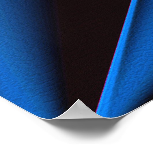 Elegance en bleu.... poster (Hoek)