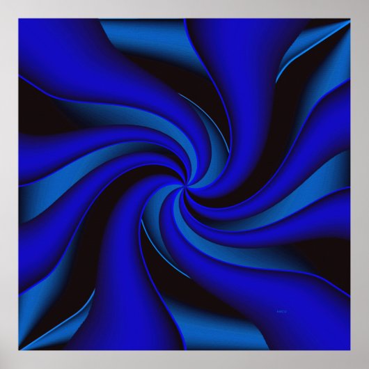 Elegance en bleu.... poster (Voorkant)