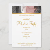 ELEGANCE FLOATING ROOS CUSTOM INVITATION KAART (Voorkant)