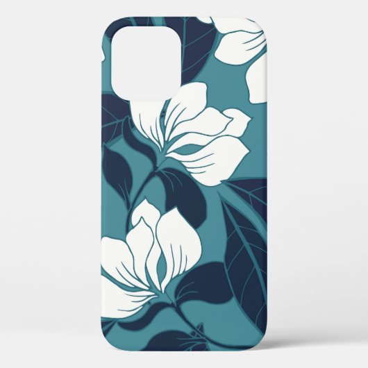 Elegance floral: abstract achtergrondontwerp Case-Mate iPhone case (Achterkant)