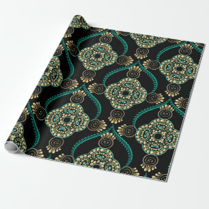 Elegance floral arabesque  naadloos patroon cadeaupapier
