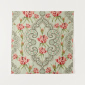 Elegance Floral:  naadloze achtergrond. Wandkleed (Voorkant)