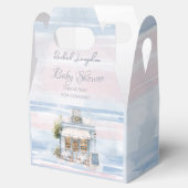 Elegance Frans Café Baby shower Bedankdoosjes (Geopend)