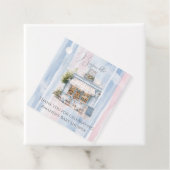 Elegance Frans Café Baby shower Bedankjes Labels (In situ)