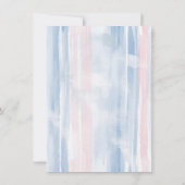 Elegance Franse Cafe Verjaardag Bedankkaart (Achterkant)