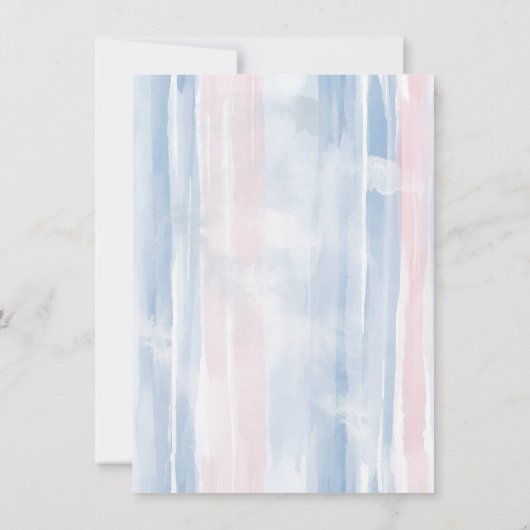 Elegance Franse Cafe Verjaardag Bedankkaart (Achterkant)