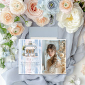 Elegance Franse Cafe Verjaardag Bedankkaart