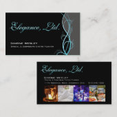 Elegance Gala Events Planner Coordinator Visitekaartje (Voorkant / Achterkant)