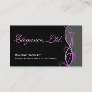 Elegance Gala Events Planner Coordinator Visitekaartje
