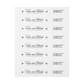 Elegance | Hartelijk dank voor het logo van het we (Vel)