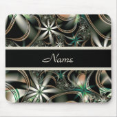 Elegance in Bloom Personalized Mousepad Muismat (Voorkant)