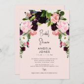 Elegance in het Vrijgezellenfeest van de luchtdoor Kaart (Voorkant / Achterkant)