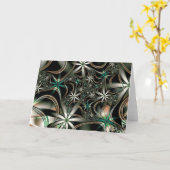 Elegance in het Wenskaart Bloom Kaart (Gele Bloem)