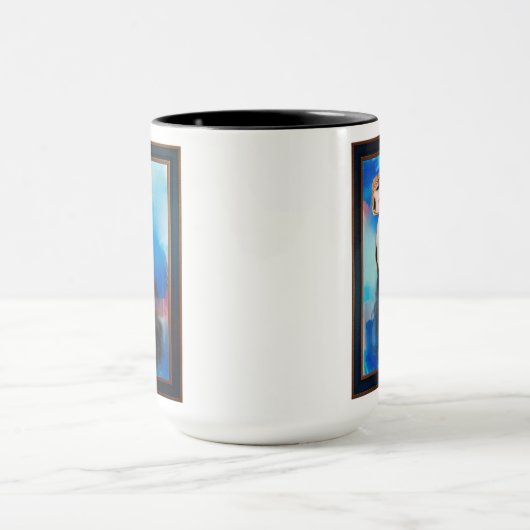 Elegance in het zwart door Rolf Armstrong Mok (Midden)