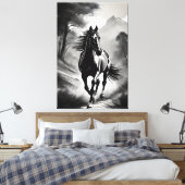Elegance in Motion Canvas Afdruk (Insitu (Slaapkamer))