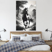 Elegance in Motion Canvas Afdruk (Insitu (Slaapkamer))