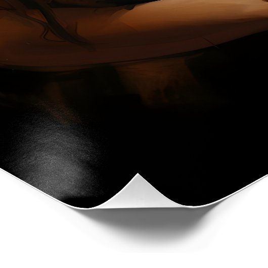 Elegance in Oil: Dynamic Saxophonist Perfect Poster (Hoek)