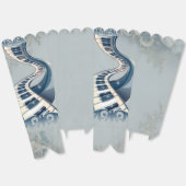 Elegance in piano keys and blossoms.  bedankdoosjes (Ongevouwen)