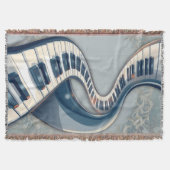 Elegance in piano keys and blossoms.  deken (Voorkant)