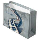 Elegance in piano keys and blossoms. groot cadeauzakje (Voorkant Gekanteld)