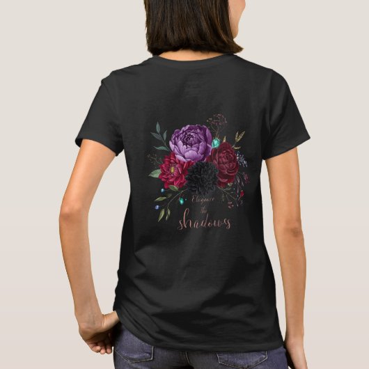 Elegance in Shadows: The Art of Subtlety T-shirt (Achterkant)