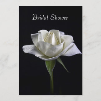 Elegance in White Vrijgezellenfeest Kaart