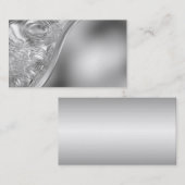 Elegance in zilverVisitekaartjes Visitekaartje (Voorkant / Achterkant)