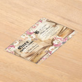 Elegance Kingdom Book Baby Shower Acryl Uitnodigingen (Laagn)