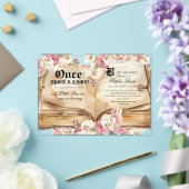 Elegance Kingdom Book Baby Shower Acryl Uitnodigingen (Insitu (Huwelijk))