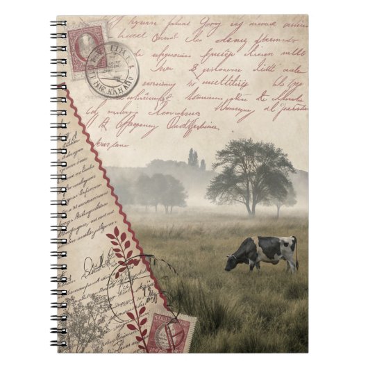  Elegance Koe Pasture Journal Notitieboek (Voorkant)