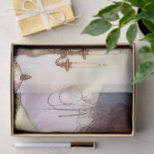  Elegance Lady in Pet op Tea Party Tissuepapier (Geschenk)