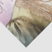  Elegance Lady in Pet op Tea Party Tissuepapier (Detail)