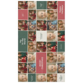 elegance LARGE family all Photos collage Christmas Tafelkleed (Voorkant)