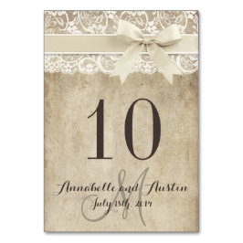  Elegance lint op kant Trouwtafel Kaart