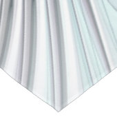 Elegance Modern Blue Grey White Fractal Art Flower Tafelkleed (Gekanteld)