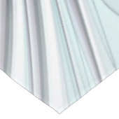 Elegance Modern Blue Grey White Fractal Art Flower Tafelkleed (Gekanteld)