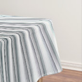 Elegance Modern Blue Grey White Fractal Art Flower Tafelkleed (Voorbeeld)