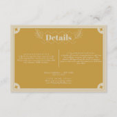 Elegance Modern  Details Kaart behuizing (Voorkant)