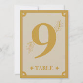 Elegance Modern  tafelnummer (Voorkant)