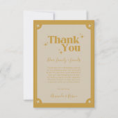 Elegance Moderne  bedankkaart (Voorkant)