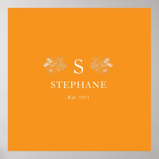 Elegance Moderne Coussin Poster (Voorkant)