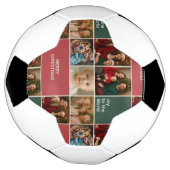 elegance mom dad baby Christmas Voetbal (Gedraaid)