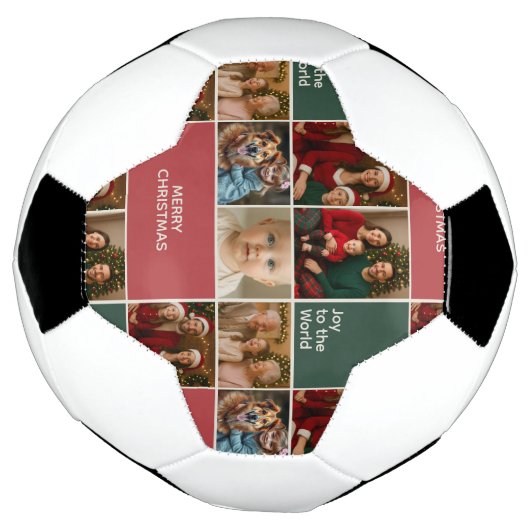 elegance mom dad baby Christmas Voetbal (Gedraaid)