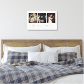 Elegance Newly weds Family and Wedding Stretch Canvas Afdruk (Insitu (Slaapkamer))